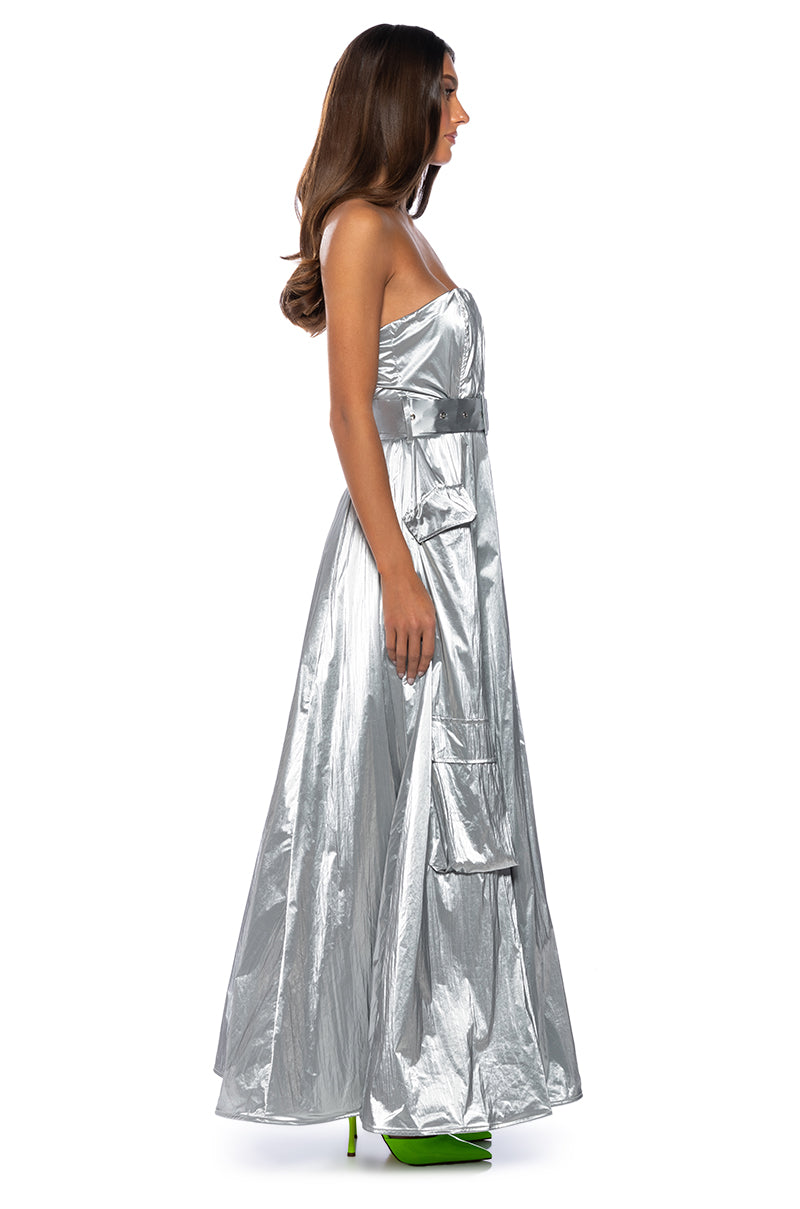 ENOLA STRAPLESS MAXI DRESS