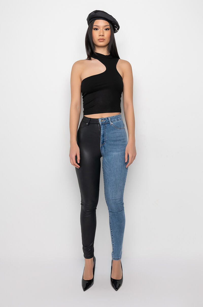 EOS CUTOUT RIBBED TANK
