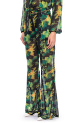 ESCAPE THE ORDINARY PRINTED FLARE TROUSER