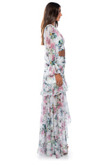 ESTELLE FLORAL PRINT MAXI DRESS