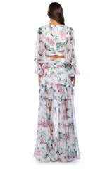 ESTELLE FLORAL PRINT MAXI DRESS