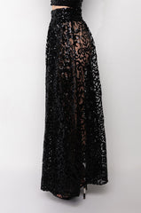 ESTELLE SEQUIN MAXI SKIRT