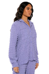EXISTING LOUDLY TEXTURED BUTTON DOWN TOP