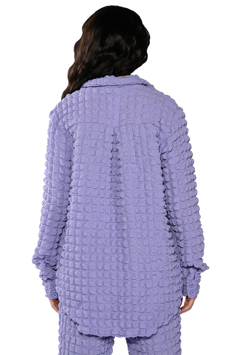 EXISTING LOUDLY TEXTURED BUTTON DOWN TOP
