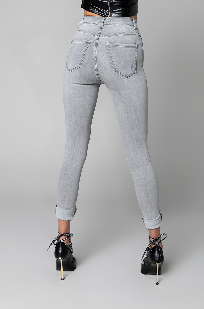 FLEX-FIT HIGH WAISTED SUPER STRETCHY SKINNY JEANS