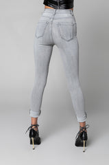 FLEX-FIT HIGH WAISTED SUPER STRETCHY SKINNY JEANS