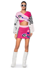 EYE LOVE MILANO SWEATER MINI SKIRT