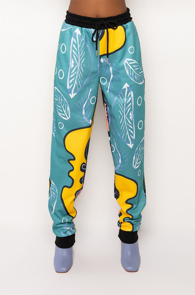 FACE TO FACE PRINTED JOGGERS