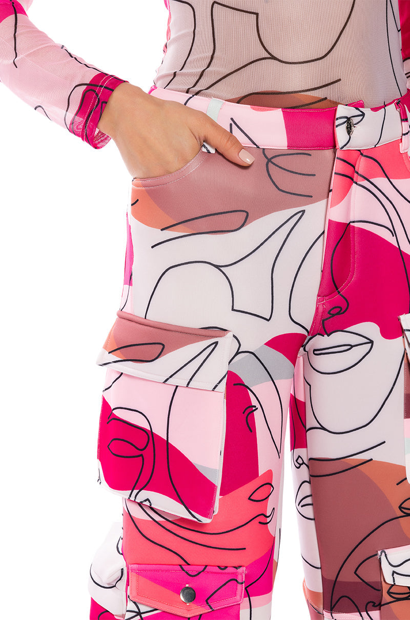 FACES SCUBA PRINTED CARGO JOGGER