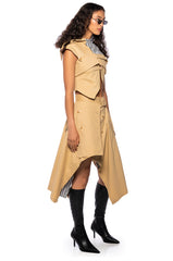 FALL FORWARD TRUMPT MAXI SKIRT