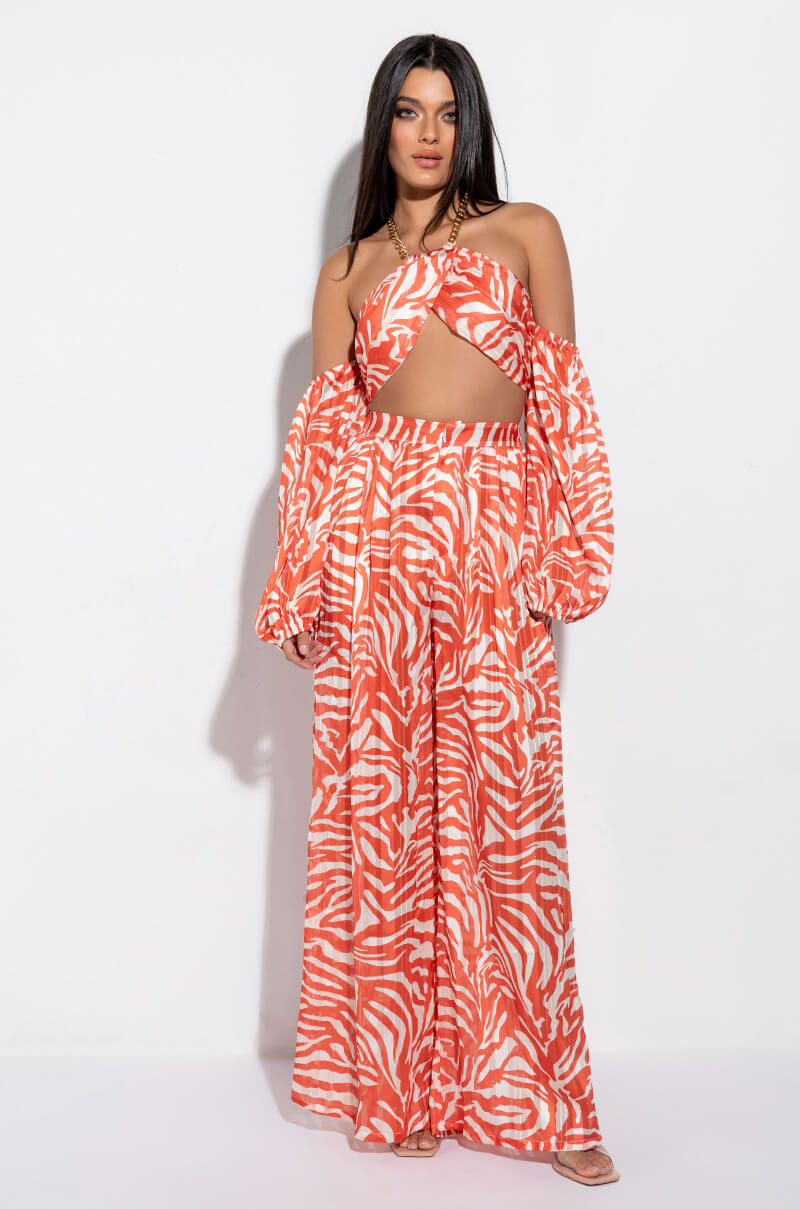 FEELING GOOD LIVING BETTER PALAZZO PANT
