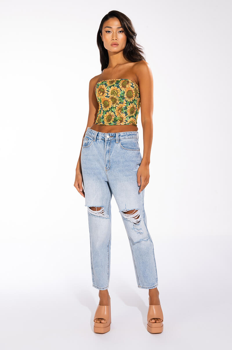 FIELD OF DREAMS BROCADE BUSTIER