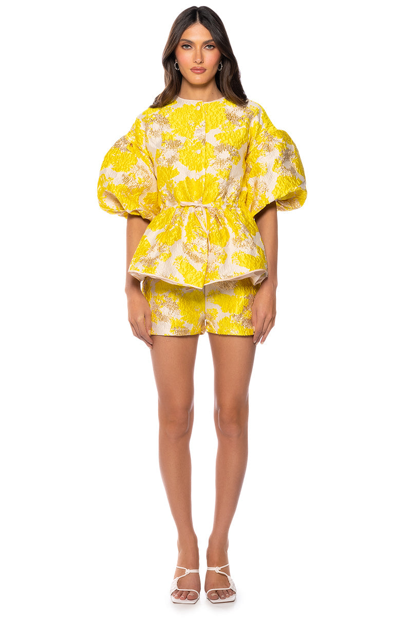 DARCY BROCADE SHORT