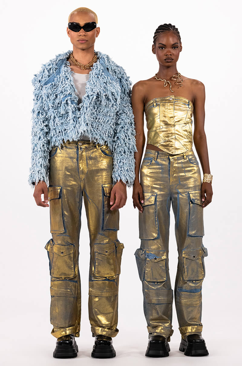 FIRST CLASS FRINGE DENIM JACKET