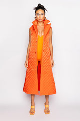 FOR THE AGES QUILTED SLEEVELESS TRENCH