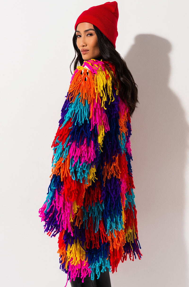 FOREVER TOGETHER FRINGE CARDIGAN