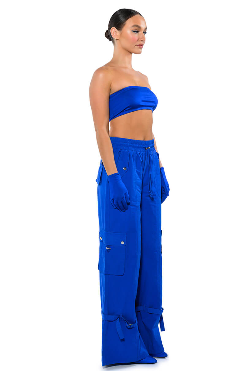 FRENCHY WIDE LEG CARGO PANT