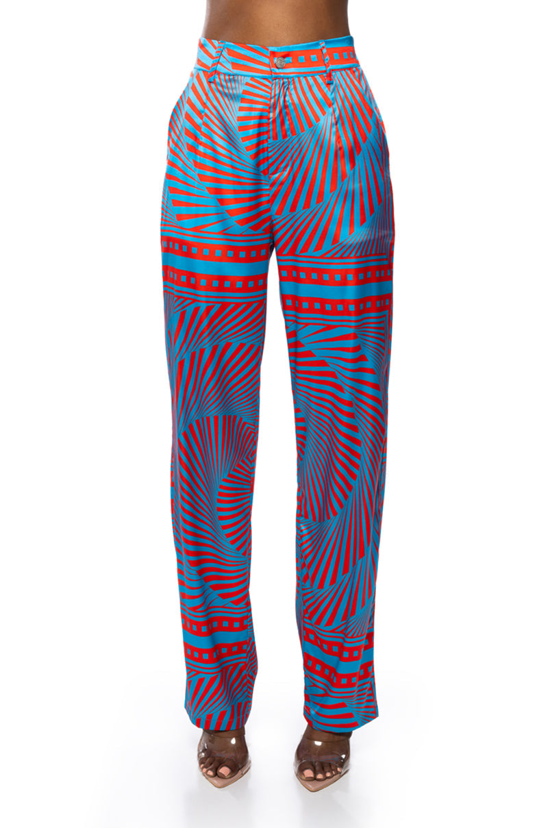 FREYA SATIN PRINTED JOGGER