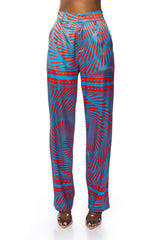 FREYA SATIN PRINTED JOGGER