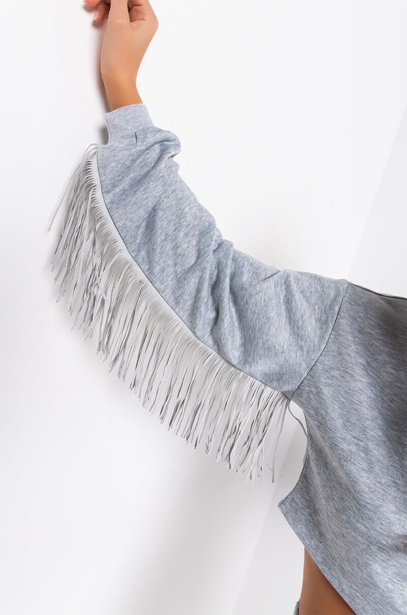 FRINGE ALL THE WAY SWEATSHIRT