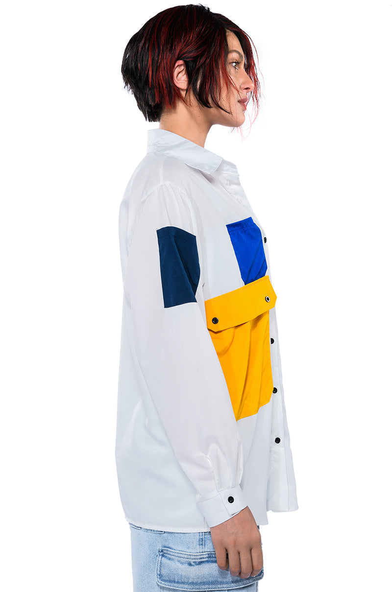 FUNKY FIERCE POCKET BUTTONDOWN