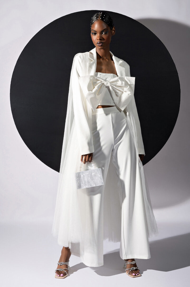 GAME ON WIDE LEG WITH SLITS