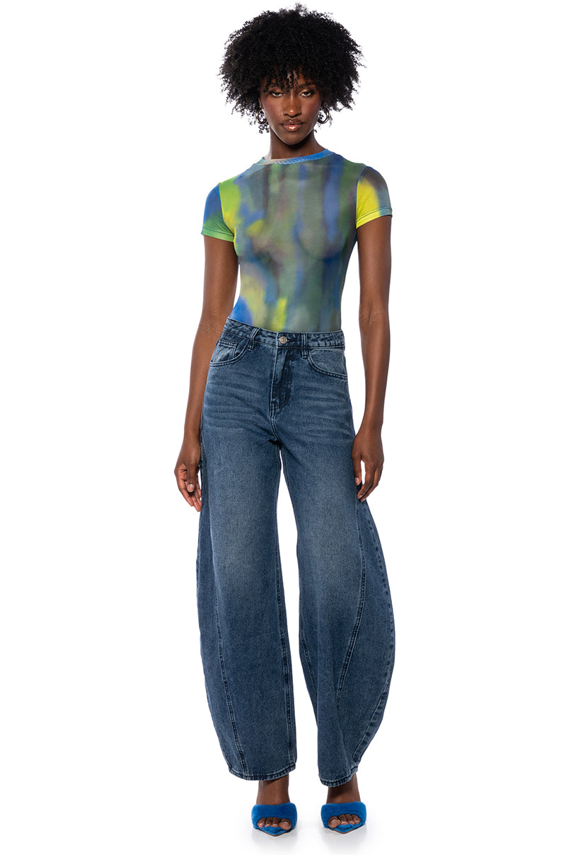 GENIE WIDE LEG JEANS