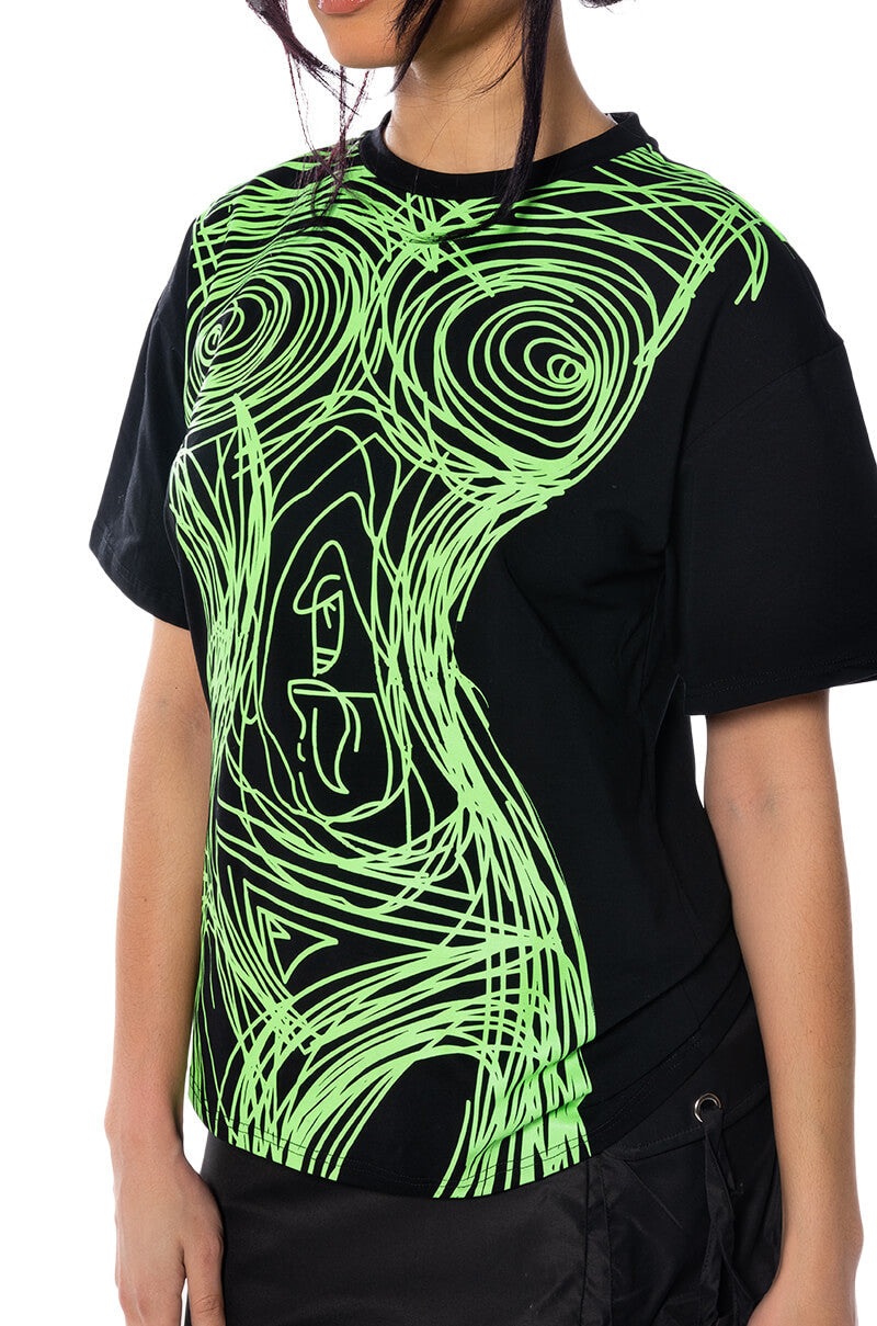 GESTURE DRAWING GRAPHIC TSHIRT