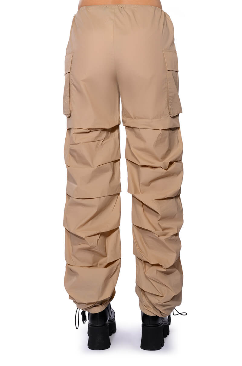GET DOWN RUCHED PARACHUTE PANT