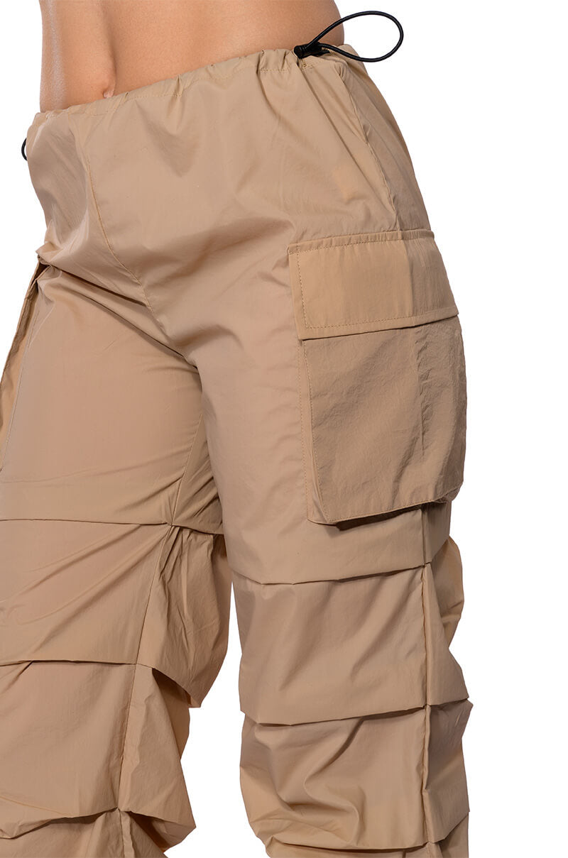 GET DOWN RUCHED PARACHUTE PANT