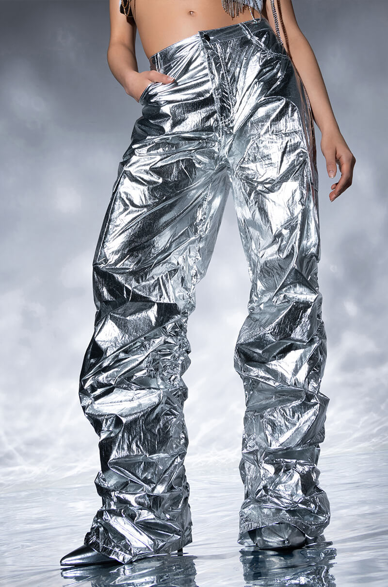 GLIMPSE OF MAGIC RELAXED METALLIC PANT