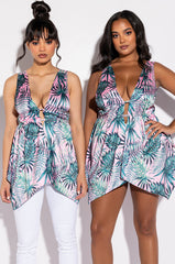 BRITTANY DEEP V SLEEVELESS BLOUSE