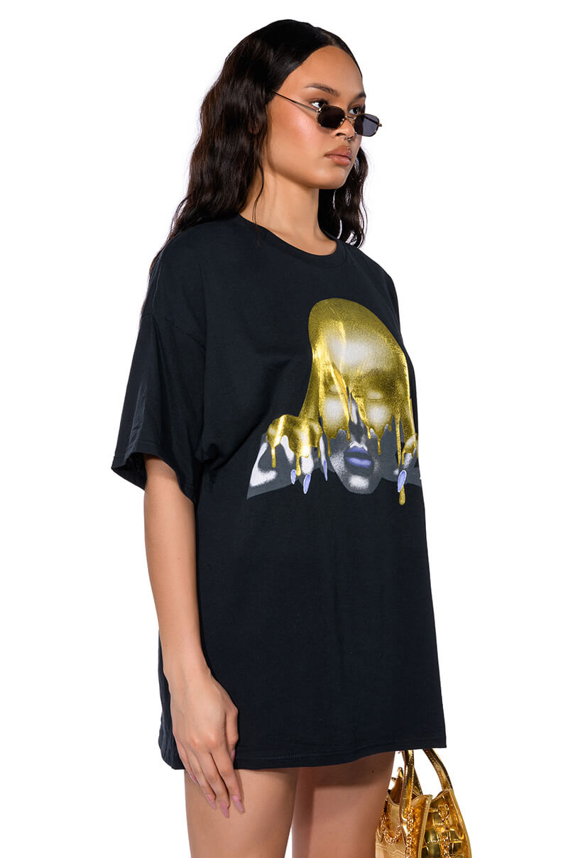 GOLD FOIL GRAPHIC TEE