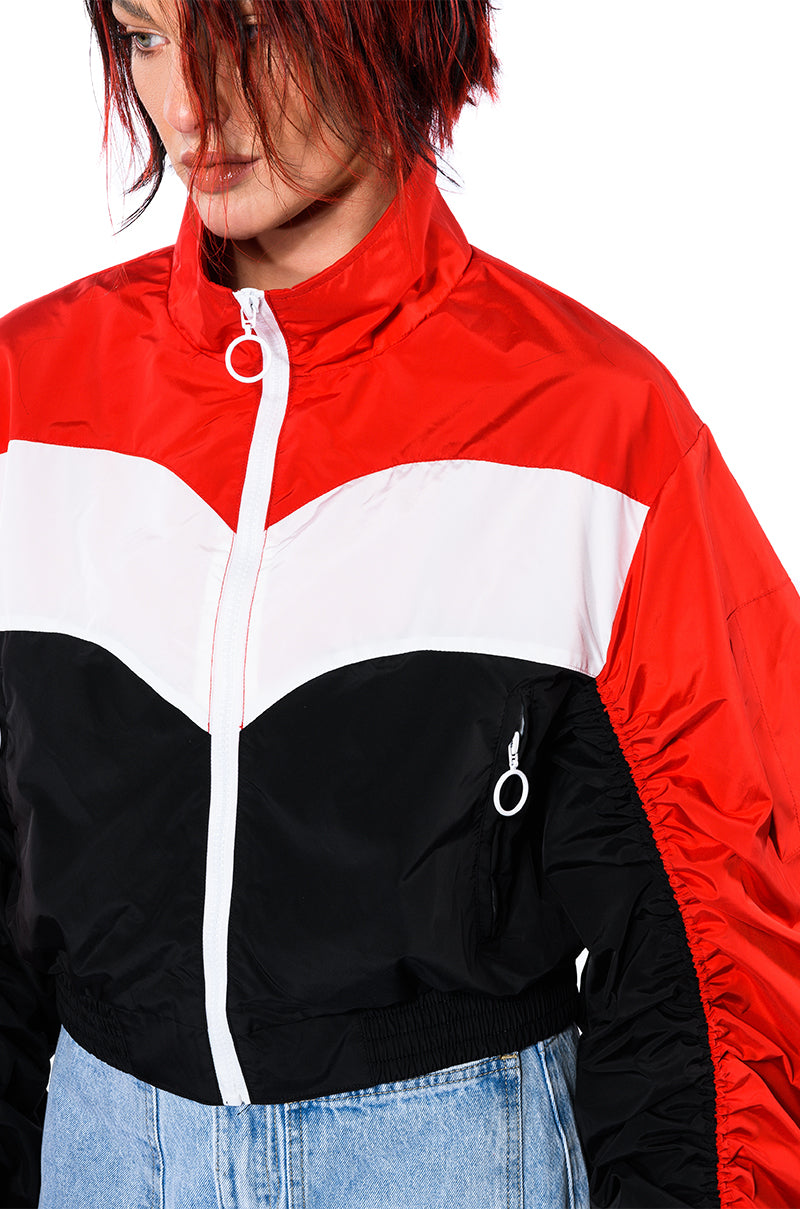 GOLD MEDAL SPORTY BOMBER