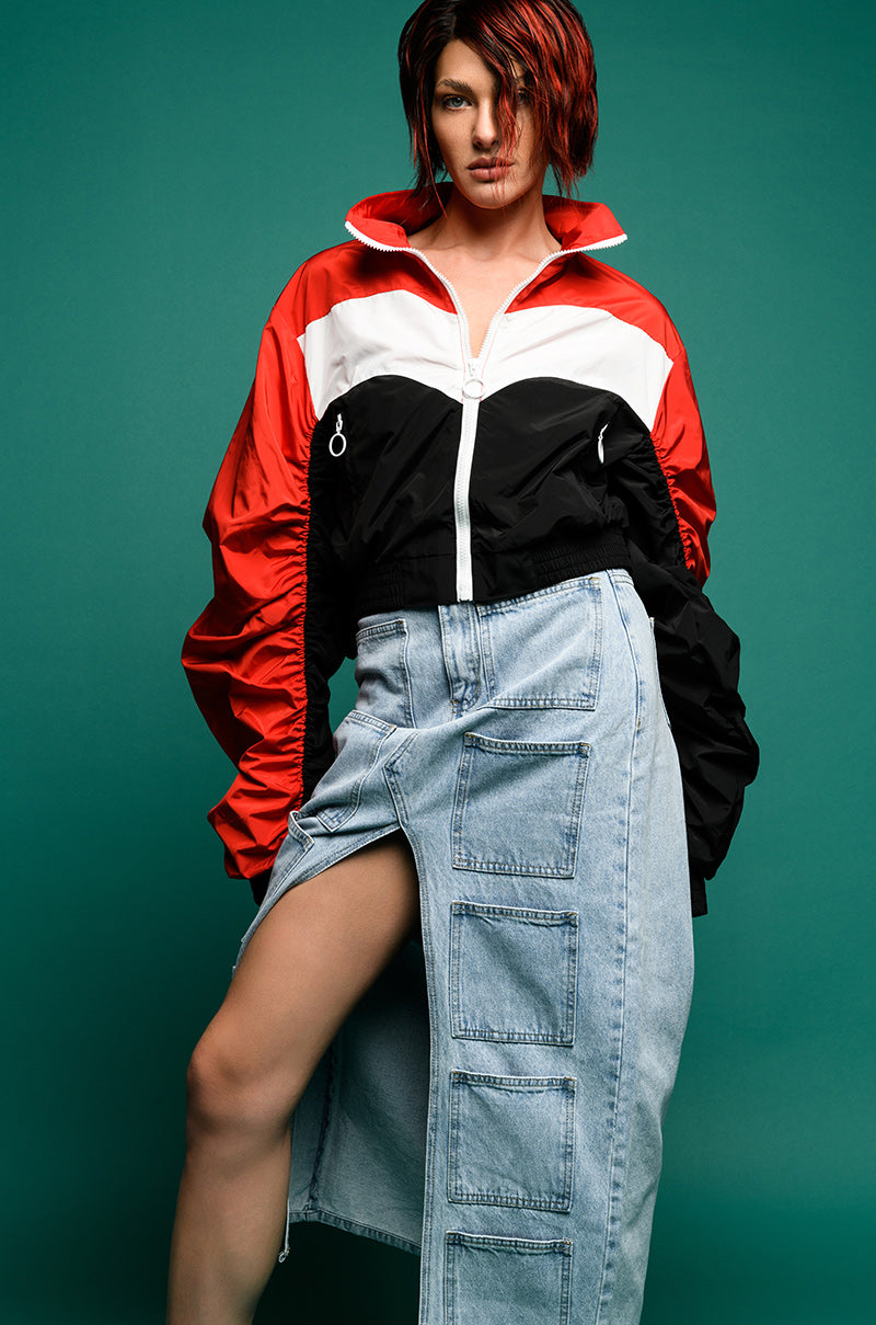 GOLD MEDAL SPORTY BOMBER