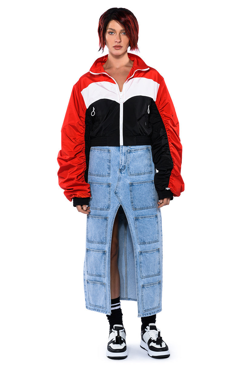 GOLD MEDAL SPORTY BOMBER
