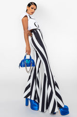 GOOD OMEN HIGH WAIST FLARE PANTS
