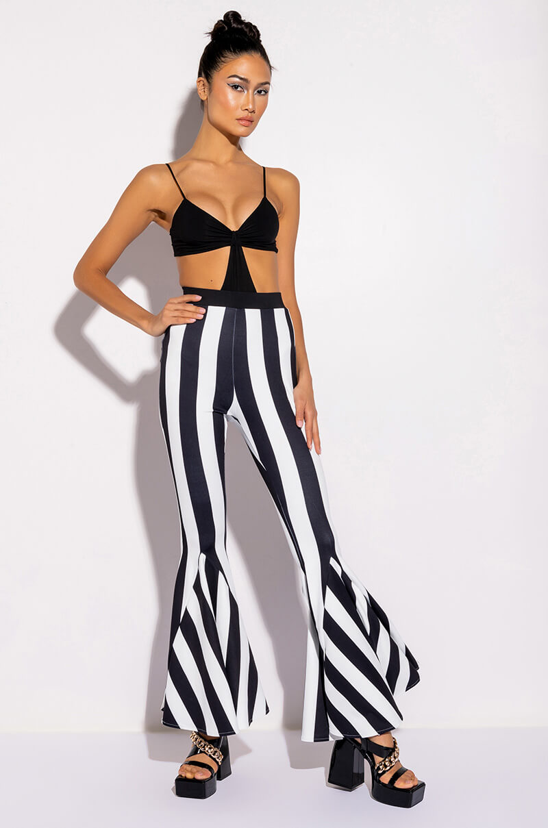 GOOD OMEN HIGH WAIST FLARE PANTS