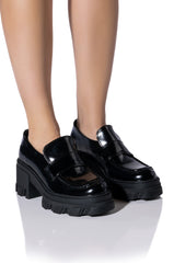 GREAT CAUSE BLACK PATENT LOAFER