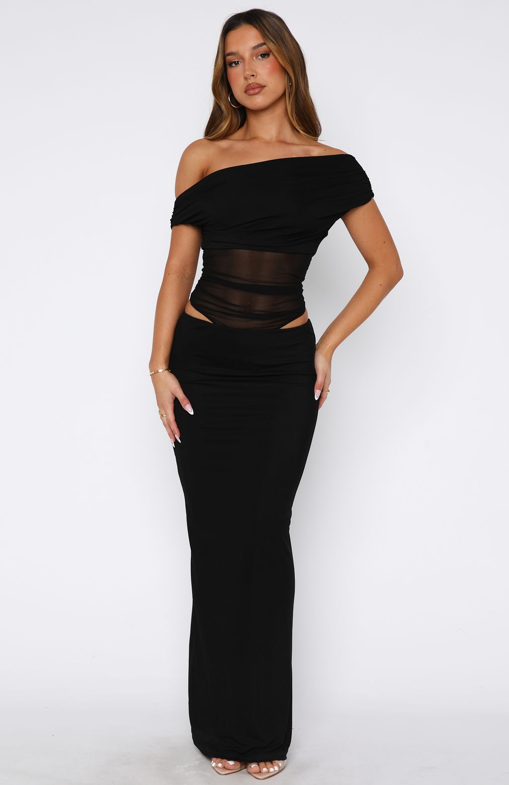 Girls Night Maxi Dress Black