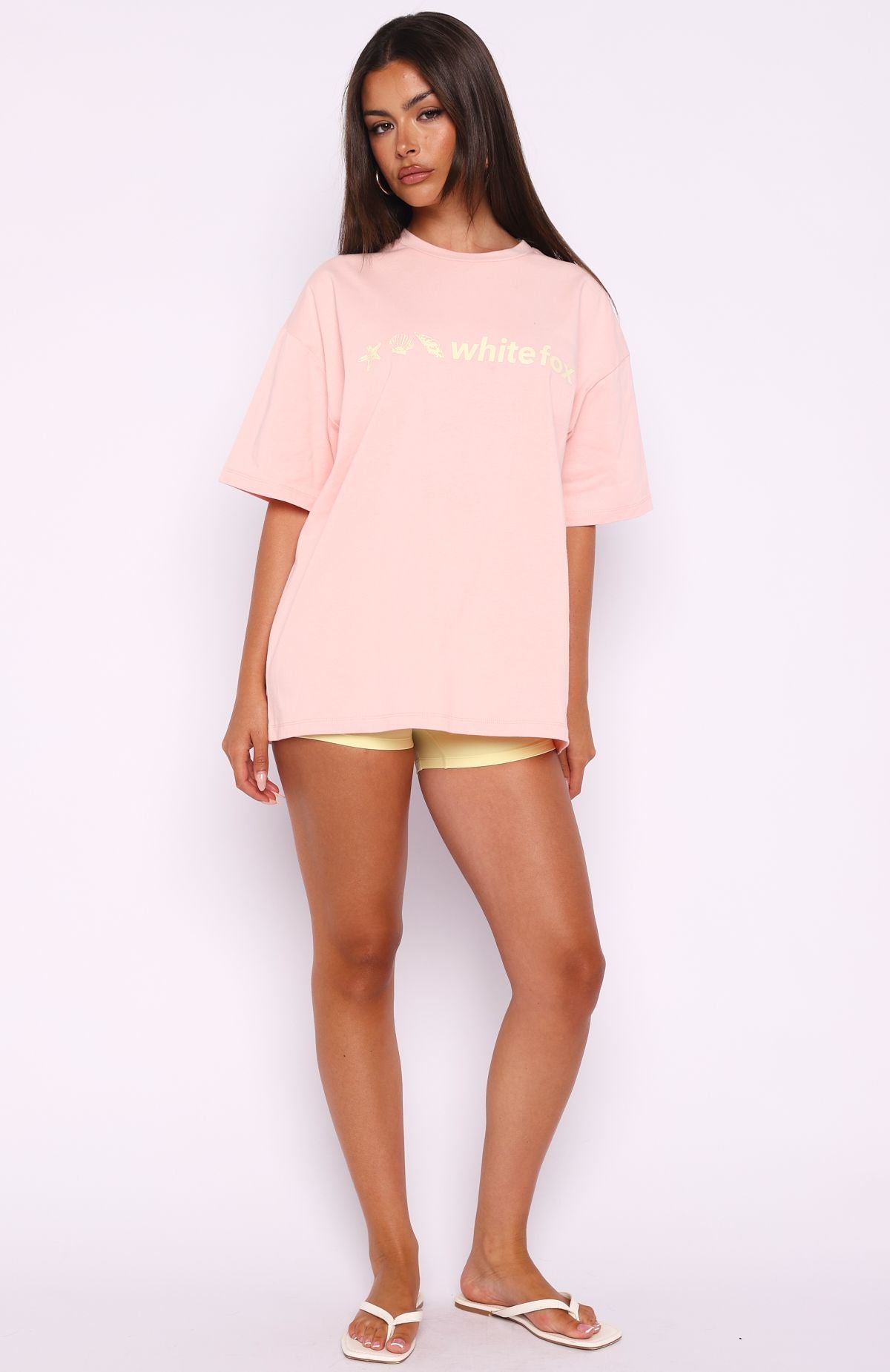 Tropic Rush Oversized Tee Pink