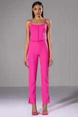 HANSEL HIGH RISE PANTS WITH SLITS
