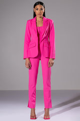 HANSEL HIGH RISE PANTS WITH SLITS