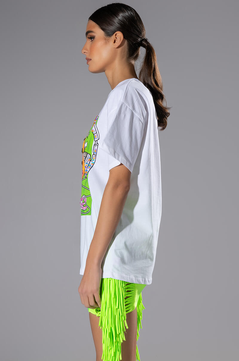 HAPPY FACE GRAPHIC TSHIRT