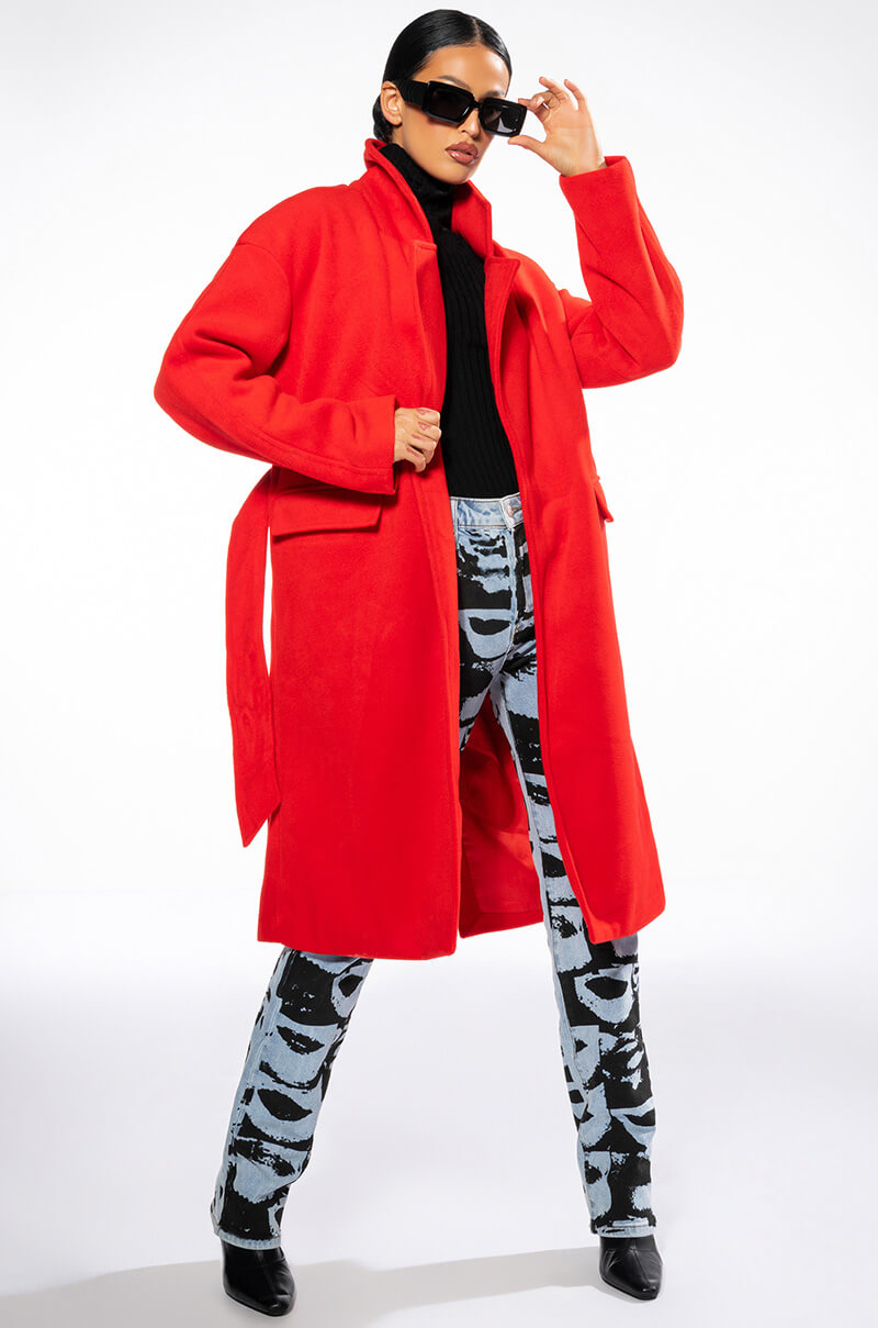 SAINT REGIS WOOL LIKE TRENCH COAT