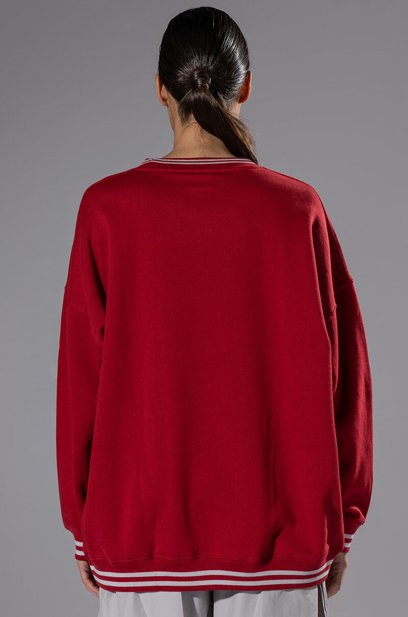 HARVARD OVERSIZED SWEATSHIRT