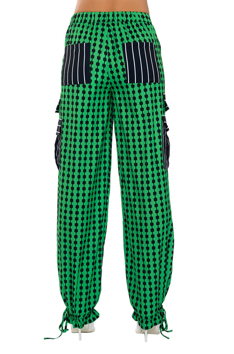 HATTIE CONTRAST PULL ON PANTS