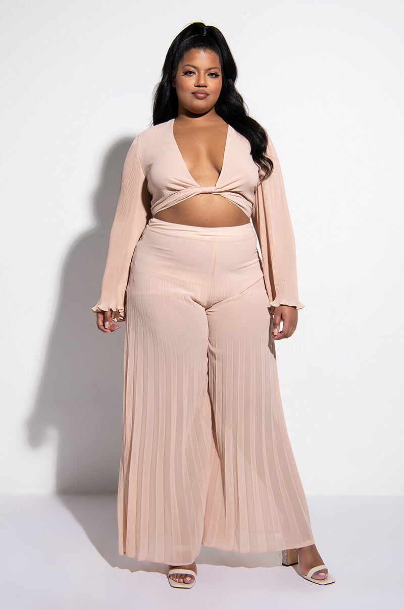 HEAVENS GATE PLEATED PALAZZO PANT
