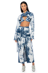 HEY NOW ACID WASH ULTRA CROP DENIM BOLERO