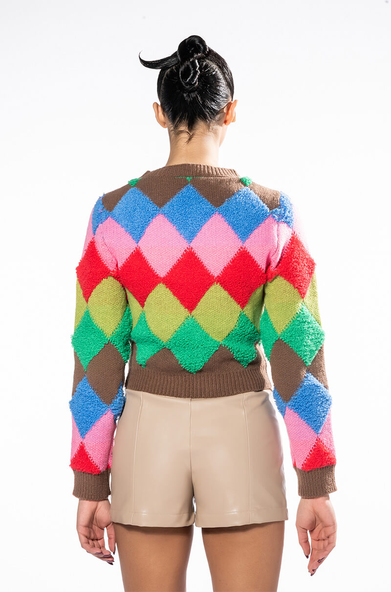 HIDEAWAY PATTERNED SWEATER
